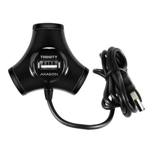 AXAGON TRINITY hub USB-A / HUE-X3B / USB 2.0 / 4x USB-A / 1.2m