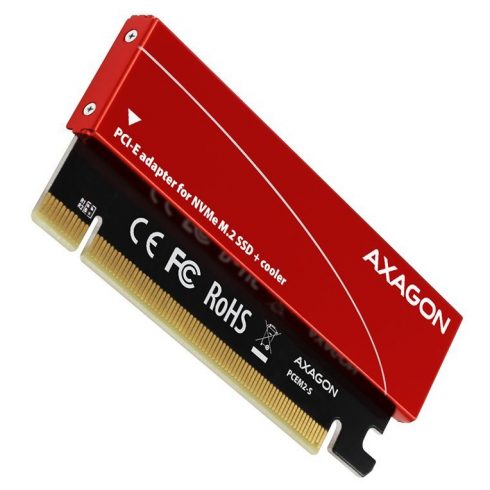 AXAGON adapter za utor na PCIe x16 na M.2 NVMe M-KEY uklj. hladnjaci / PCEM2-S