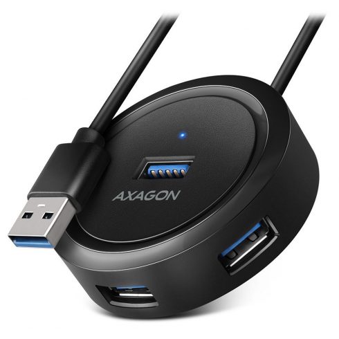 AXAGON hub USB-A / HUE-P1A / USB 3.2 Gen1 / 4x USB-A / 0,3 m