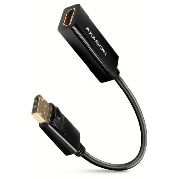   AXAGON adapter sa DisplayPort na HDMI verzija 1.4 / RVD-HI14N / 4k/30Hz / 0.2m