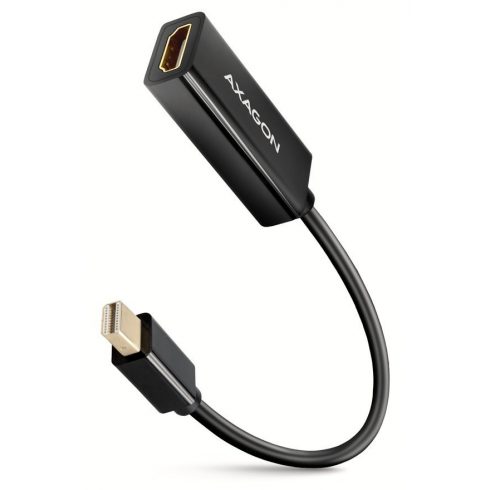 AXAGON adapter s Mini DisplayPort na HDMI 1.4 / RVDM-HI14N / 4k/30Hz / 0.2m