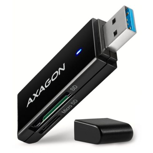 AXAGON čitač memorijskih kartica MicroSD/SD SUPERSPEED / CRE-S2N / USB-A 3.2 Gen1 /