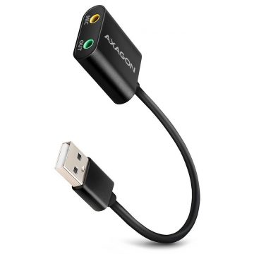 AXAGON zvučna kartica USB / ADA-12 / USB 2.0 / kabel 15cm