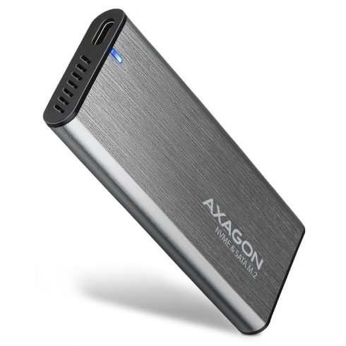 AXAGON kutija za M.2 NVMe SSD / EEM2-SG2 / USB-C / USB 3.2 Gen2 / kabel 20 cm USB-C na USB-A