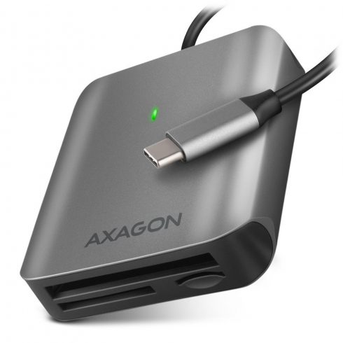 AXAGON vanjski čitač memorijskih kartica microSD/SD/CF / CRE-S3C / USB-C 3.2 Gen 1 / UHS-II / aluminijsko kućište