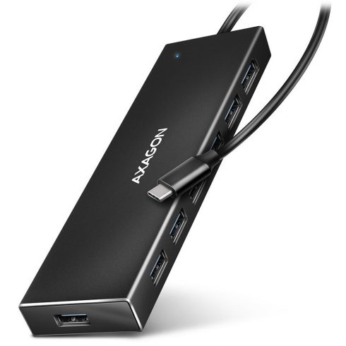 AXAGON hub USB-C / HUE-F7A / USB 3.2 Gen1 / 7x USB-A / aluminijsko kućište / 0,3m