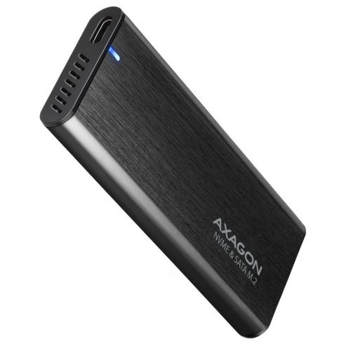 AXAGON metalna kutija za M.2 NVMe SSD SUPERSPEED+ / EEM2-SB2 / USB-C 3.2 Gen 2 / kabel 20cm