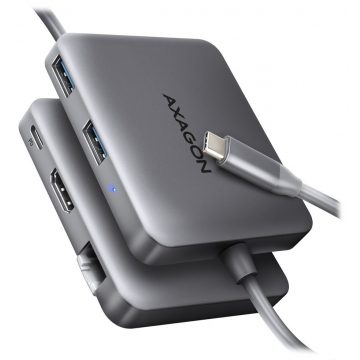   AXAGON multi hub USB-C / HMC-5HL / USB 3.2 Gen1 / 1x PD / 1x HDMI / 1x USB-C / 2x USB-A / RJ-45 / 20 cm