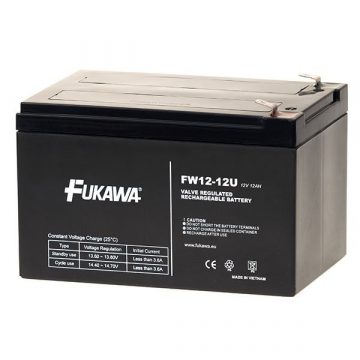   FUKAWA olovna baterija FW 12-12 U za UPS APC/ AEG/ EATON/ Powerware/ 12V/ 12Ah/ životni vijek 5 godina/ Faston F2-6.3mm