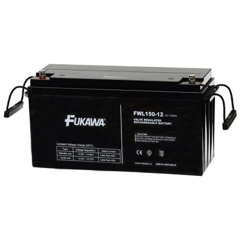 FUKAWA olovna baterija FWL 150-12 za UPS APC/ AEG/ EATON/ Powerware/ 12V/ 150Ah/ životni vijek 10 godina/ navoj M8