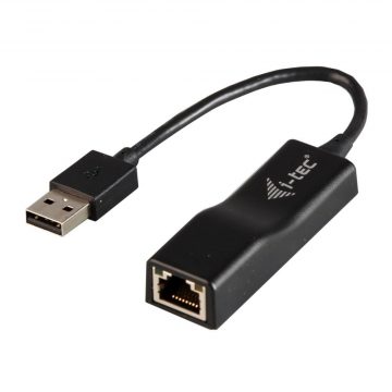   i-tec USB 2.0 Fast Ethernet adapter DVANCE (RJ45)/ LED indikacija/ crn