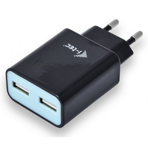 i-tec univerzalni USB punjač/ 2x USB/ 110V-240V/ 2400mAh/ crni