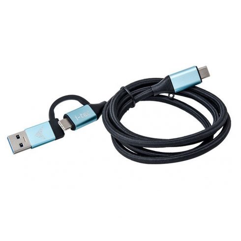 i-tec spojni kabel USB 3.1 (Type-C) na USB 3.1 (Type-C) s USB 3.0 adapterom, 1m