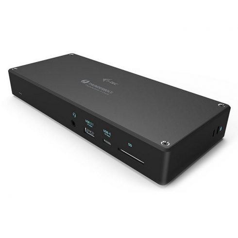 i-tec priključna stanica Thunderbolt 3/ 3x Display/ HDMI/ DP/ USB-C 3.1/ USB-A/ 4x USB-A 3.0/ LAN/ Power Delivery 96W