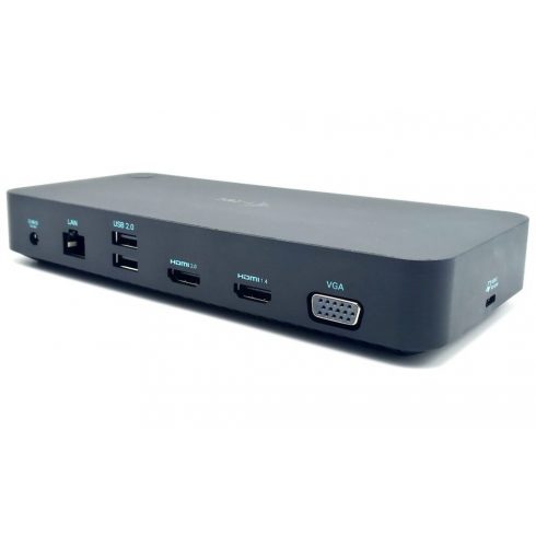 i-tec docking station USB 3.0/ USB-C/ TB/ 2x USB-C 3.2/ 4x USB-A/ 2x HDMI/ VGA/ Power Delivery 100W