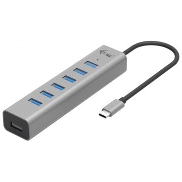   i-tec USB-C HUB za punjenje Metal/ 7 priključaka/ USB-A 3.2 Gen 1/ metal