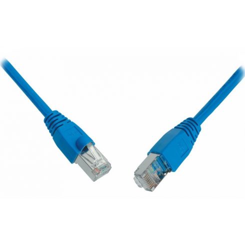 Solarix Cable Patch SFTP C5E PVC 10m plavi otporan na ugrize C5E-315BU-10MB