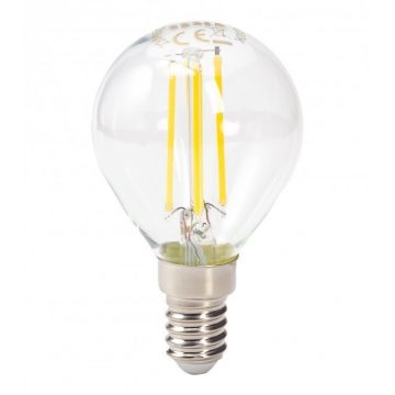   Tesla LED žarulja miniglobe FILAMENT RETRO E14/6W/230V/ 806lm/ 25.000h/4000K dnevno b./360st/prozirno