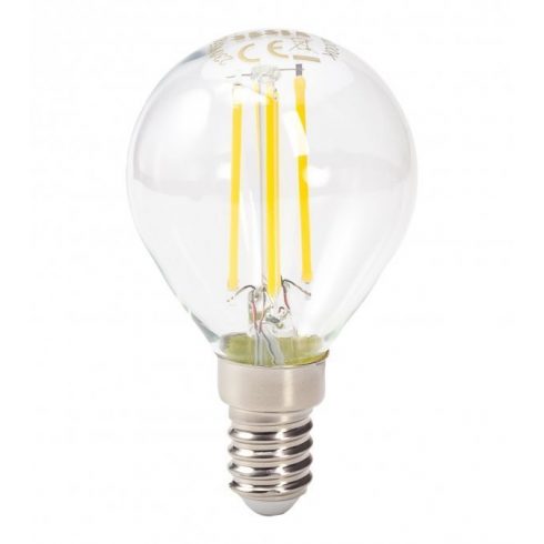 Tesla LED žarulja miniglobe FILAMENT RETRO E14/6W/230V/ 806lm/ 25.000h/4000K dnevno b./360st/prozirno