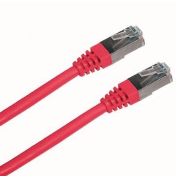 DATACOM patch kabel FTP CAT5E 0,5m crveni