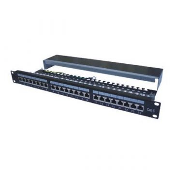   DATACOM Patch panel 19" STP 24 priključka CAT6 LSA 1U BK (3x8p) / VL