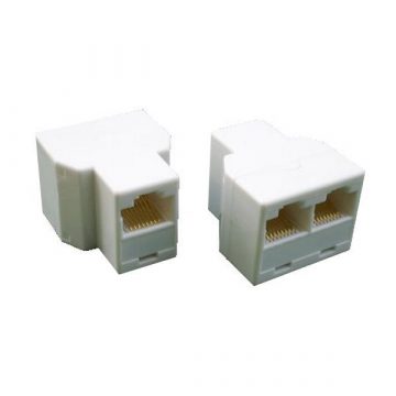 DATACOM Splitter UTP CAT5E 3xRJ45 (8p8c-1F/2F)