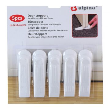 Alpina - Stoper za vrata 5 kom. (bijela)