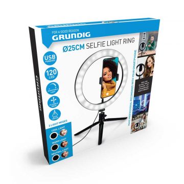 Grundig - Prstenasta lampa za fotografije, selfije, make up