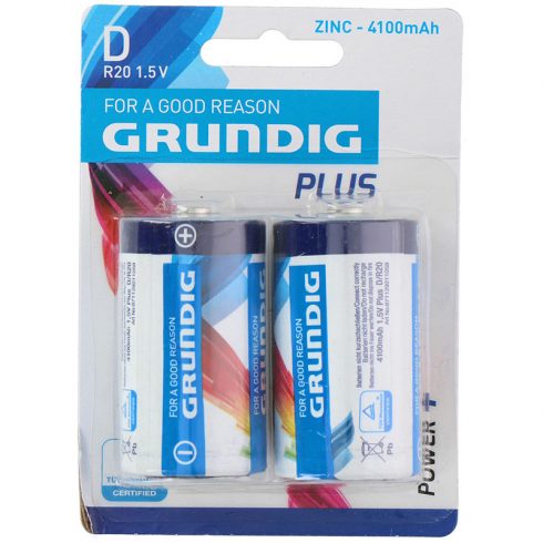 Grundig - Cink baterija D / R20 1.5V 4100mah 2 kom.