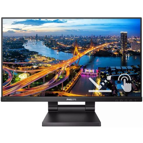 PHILIPS 23,8" LED 242B1TC / 16:9/ IPS/ Touch/ 1920x1080@75Hz/ 4ms/ 250 cd/ DP/ HDMI/ VGA/ 3xUSB/ repro