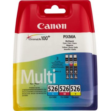 Canon višestruko pakiranje CLI-526-C+M+Y spremnika s tintom