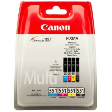   Canon višestruko pakiranje tintnih uložaka CLI-551-C+M+Y+BK