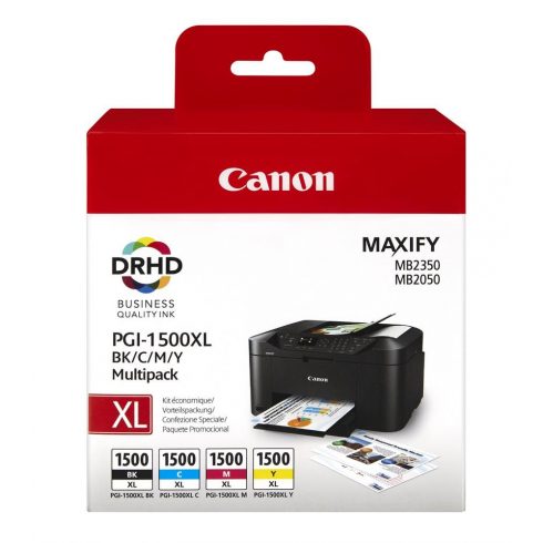 Canon višestruko pakiranje spremnika s tintom PGI-1500XL C+M+Y+BK