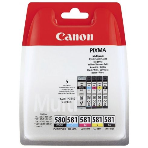 Canon PGI-580PGBK/CLI-581BK/C/M/Y MultiPack