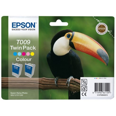 Epson tintni uložak/ C13T00940210/ MultiPack (2x uložak)/ StylusPhoto R1270/1290(T009)/ 5 boja