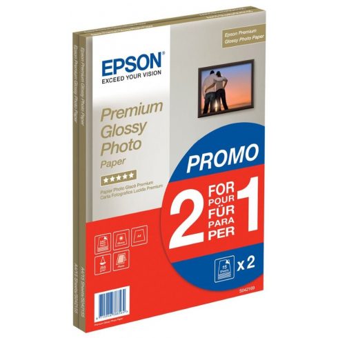 EPSON foto papir C13S042169/ A4/ Premium Glossy Photo / 2x15 kom