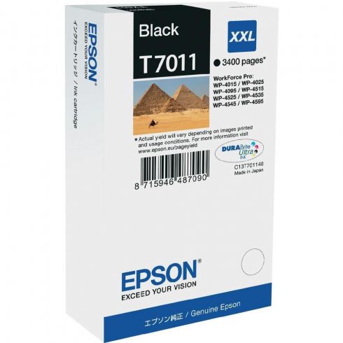 Epson tintni uložak/ C13T70114010/ WP-4000/ 4500/ 3400 stranica/ XXL crna