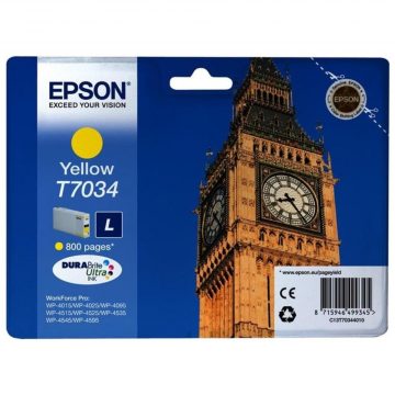   Epson tintni uložak/ C13T70344010/ WP-4000/ 4500/ 800 stranica/ žuta