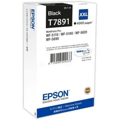 Epson tintni uložak/ C13T789140/ WF-5620/ WF-5690/ XXL/ Crni