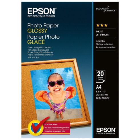 EPSON foto papir C13S042538/ A4/ sjajni/ 20 kom