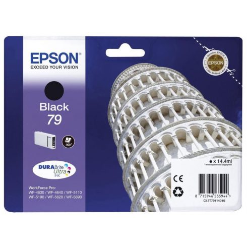 Epson tintni uložak/ C13T79114010/ 79 DURABrite Ultra/ WF-5110DW/ WF-5190/ WF-5620/ WF-5690/ crni