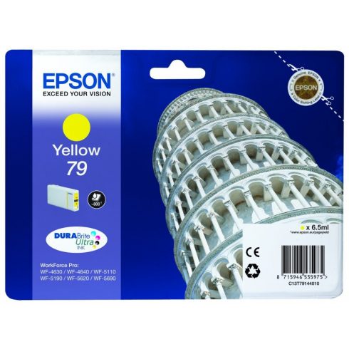 Epson tintni uložak/ C13T79144010/ 79 DURABrite Ultra/ WF-5110DW/ WF-5190/ WF-5620/ WF-5690/ žuta