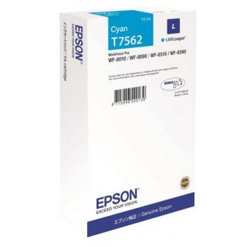   Epson tintni uložak/ C13T756240/ DURABrite Pro/ Veličina L/ WF-8010/WF-8510/WF-8090/WF-8590/ Cyan