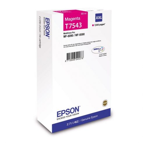 Epson tintni uložak/ C13T754340/ WF-8090/ 8590/ 7000 stranica/ XXL Magenta