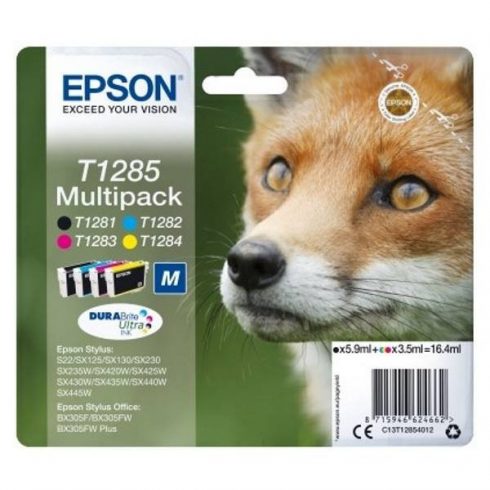 Epson tintni uložak/ T1285/ Multipack DURABrite Ultra Ink/ 4x boje