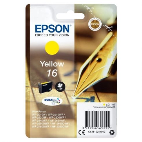 Epson tintni uložak/ T1624/ Singlepack 16 DURABrite Ultra Ink/ žuta