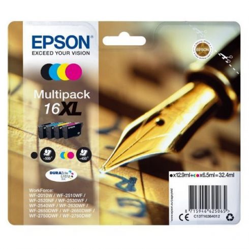 Epson tintni uložak/ T1636/ 16XL Multipack serija 'Pen and Crossword'/ 4x boje