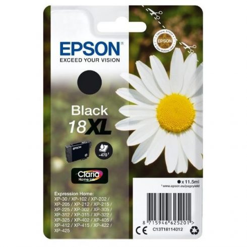 Epson tintni uložak/ T1811/ Singlepack 18XL Claria Home Ink/ crna