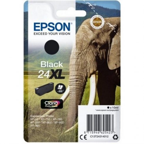 Epson tintni uložak/ T2431/ pojedinačno pakiranje 24XL Claria Photo HD tinta/ crna