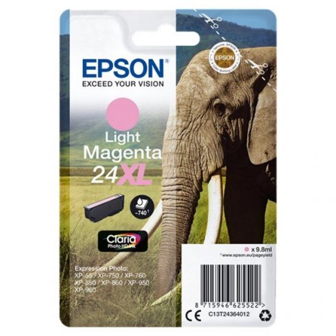 Epson tintni uložak/ T2436/ Singlepack 24XL Claria Photo HD Ink/ Light Magenta